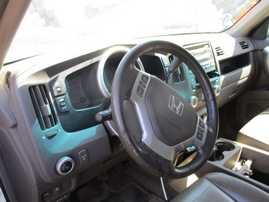 2008 HONDA RIDGELINE RTL WHITE 3.5L AT 4WD A17549